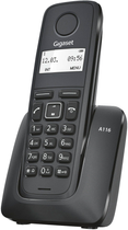 Telefon stacjonarny Gigaset A116 Black (4250366849133) - obraz 2