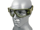 Вентилируемые очки типа Gogle (набор из 3 линз) - Olive [PJ] - изображение 3