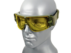 Вентильовані окуляри типу Gogle (набір з 3 лінз) - Olive [P&J] - зображення 5