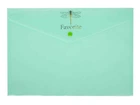 Папка-конверт BUROMAX на кнопці FAVOURITE, PASTEL, А4, мятна BM.3953-38