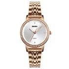 Женские классические наручные часы Skmei 1311 Malibu (Золотистые)