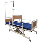 Вертикалізатор-ліжко медичне функціональне Riberg АН8-11-04 з електричним приводом та функцією кардіо-крісла з матрацом бічними поручнями приліжковою трапецією та стаціонарним штативом - зображення 3