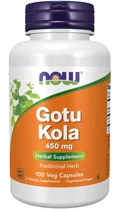 Натуральна добавка Now Foods Gotu Kola 450 мг Веганські капсули