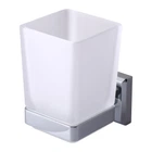 Стакан для зубных щеток Topaz 9921a Хром Стекло Настенный (000021230)