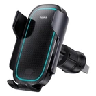 Держатель в авто Baseus Milky Way Pro с беспроводной зарядкой Wireless Charging 15W (C40357000111-00) Black