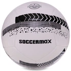 Мяч футбольный №5 PU ламинированная гибридная сшивка HYBRID SOCCERMAX FIFA (PU, Белый-черный) (FB-3113_Белый-черный)