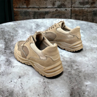 Тактические кроссовки песок 3Д сетка, натуральная кожа Win War Kros7 45 (30см) - изображение 4
