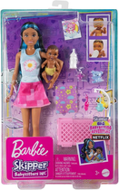 Лялька з аксесуарами Mattel Barbie Няня Спальний набір для пупса (0194735098309) - зображення 1
