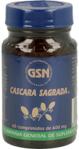 Suplement diety Gsn Cascara Sagrada 60 tabletek (8426609010059) - obraz 1