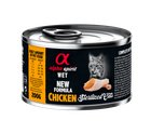 Влажный корм для стерилизованных котов Alpha Spirit Chicken Sterilized Cat с курицей 200 г