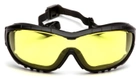 Защитные очки Pyramex V3G (amber) Anti-Fog, жёлтые - изображение 3