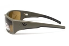 Окуляри захисні Venture Gear Tactical OverWatch Green (bronze) Anti-Fog, коричневі в камуфльованій оправі - зображення 5