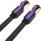 Патч корд Vention сетевой кабель Cable Cat7 Network Gamer 600 МГц 10 г Xbox Ps4 600 МГц 1 м Black (ICABF)