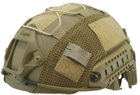 Чехол на шлем/кавер Kombat UK Tactical Fast Helmet COVER Койот (kb-tfhc-coy) - изображение 2