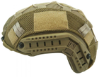 Чохол на шолом/кавер Kombat UK Tactical Fast Helmet COVER Койот (kb-tfhc-coy) - зображення 3