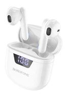 Наушники BOROFONE BW05 Pure tone tws беспроводные белые
