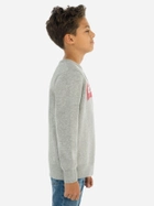 Bluza bez kaptura chłopięca Levi's Lvb-Batwing Crewneck Sweatshirt 8E9079-C87 110-116 cm Szara (3665115046113) - obraz 4