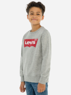 Bluza bez kaptura chłopięca Levi's Lvb-Batwing Crewneck Sweatshirt 9E9079-C87 170-176 cm Szara (3665115046168) - obraz 3