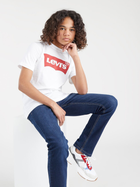 Koszulka chłopięca Levi's Lvb-Batwing Tee 8E8157-001 110-116 cm Biała (3665115029918) - obraz 4