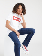 Підліткова футболка для хлопчика Levi's Lvb-Batwing Tee 9E8157-001 146-152 см Біла (3665115029949) - зображення 4