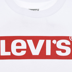 Koszulka młodzieżowa chłopięca Levi's Lvb Short Sleeve Graphic Tee Shirt 9EE551-001 146-152 cm Biała (3665115674170) - obraz 3