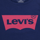 Koszulka z długim rękawem młodzieżowa dziewczęca Levi's Lvg L/S Batwing Tee 4EA643-B9G 152 cm Niebieska (3666643037543) - obraz 3