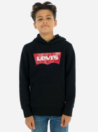 Підліткове худі для хлопчика Levi's Lvb-Batwing Screenprint Hoodie 9E8778-023 134-140 см Чорне (3665115194739) - зображення 1
