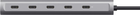 Hub USB 5w1 Trust Halyx 1 x USB-C + 4 x USB-C 3.2 Gen1 Silver (8713439251364) - obraz 4