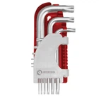 Набір Г-подібних ключів TORX 9 шт., Т10-Т50, Cr-V, Small INTERTOOL (HT-1821)