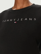 Bluza damska bez kaptura Tommy Jeans DW0DW17793-BDS L Czarna (8720646641949) - obraz 3