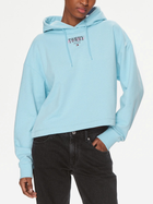 Худі жіноче Tommy Jeans DW0DW17797-C3S XS Блакитне (8720646641574) - зображення 1