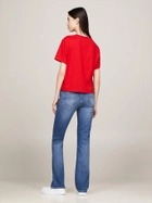 Koszulka damska bawełniana Tommy Jeans DW0DW17391-XNL M Czerwona (8720645949947) - obraz 3