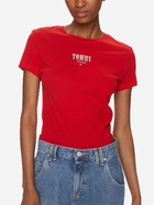 Футболка бавовняна жіноча Tommy Jeans DW0DW17839-XNL S Червона (8720646685851) - зображення 1