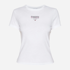 Koszulka damska bawełniana Tommy Jeans DW0DW17839-YBR S Biała (8720646670994) - obraz 4
