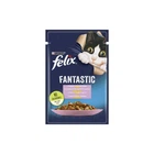 Вологий корм Felix Fantastic із фореллю та зеленими бобами в желе 85 г