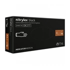 Рукавиці Nitrylex Black нітрилові XL 100 шт. Чорні (35296) - зображення 1