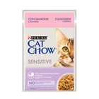 Корм Purina Cat Chow Sensitive с лососем и цукини 85 г