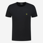 Набір бавовняних футболок чоловічих Emporio Armani 3F722111267-23820 M 2 шт Чорний (8056787659735) - зображення 3