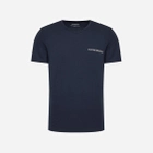 Zestaw koszulek męskich bawełnianych Emporio Armani 3F717111849-11350 S 2 szt Niebieski/Beżowy (8057767239626) - obraz 6