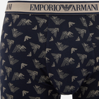 Komplet męskich majtek bawełnianych Emporio Armani 3F717111473-11250 XL 3 szt Beżowy/Niebieski (8056787660342) - obraz 4