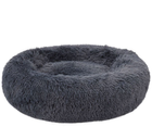 Лежак для собак Fluffy Round Dog Bed L Anthracite (6972718660064) - зображення 1