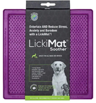 Mata na smakołyki dla psów LickiMat Dog lick mat Soother 20 x 20 cm Purple (9349785005017) - obraz 1