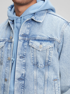 Куртка джинсова чоловіча GAP 819666-00 L Блакитна (1200061788506) - зображення 4