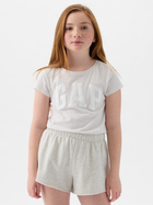 Koszulka młodzieżowa dziewczęca GAP 885666-01 159-165 cm Beżowa (1200132977204) - obraz 1