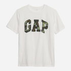 Дитяча футболка для хлопчика GAP 424016-04 114-130 см Біла (1200112171660) - зображення 1