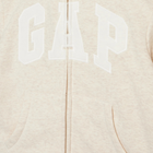 Підліткова толстовка з капюшоном для дівчинки GAP 692277-19 145-152 см Бежева (1200021169895) - зображення 3