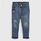 Дитячі джинси-мом для дівчинки GAP 780122-00 91-99 см Сині (1200115503857) - зображення 1