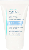 Krem-antyperspirant Ducray Hidrosis Control Antiperspirant Cream Face-Hands-Feet 50 ml (3282770390025) - obraz 1