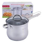 Кастрюля-фритюрница Kamille Ø18*15см 3,5л из нержавеющей стали KM-5852