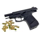 Стартовый пистолет Stalker 2914 UK Black + 20 патронов, Сигнальный пистолет под холостой патрон 9мм, Шумовой - изображение 6